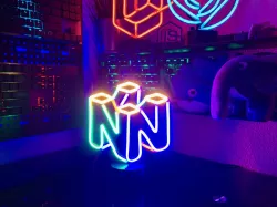 Nintendo 64 Logo LED Neon Sign