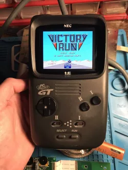 PC-Engine GT Screen Bracket + Template (LCD upgrade - RGBDRV/LCDDRV/Composite)