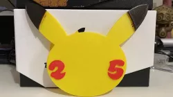 Pokémon 25th anniversary Pikachu Logo