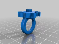 Raceland "R" Ring