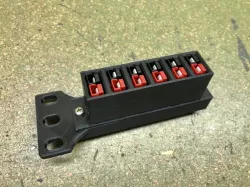 Rackmount Powerpole distribution block 6x