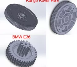 Range Rover HSE rear wiper gear / BMW E36 rear window vent gear
