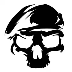 Ranger Skull wall art