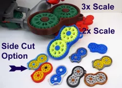 remix of toto_28's Fidget "Gear Keychain"