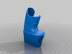 Remix of Vr gun mount to fit 21 mm pvc pipe (1/2)