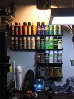 Shelf for Acrylic Paint