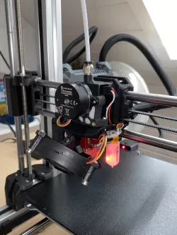 Sherpa Mini extruder mount for Caribou 3d Mk3s and Mosquito hotend