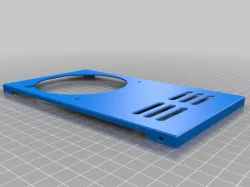 slim Ender PSU cover for 90 mm fan upgrade