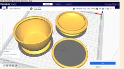 Spice jar with TPU O-Ring and Lid