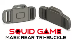 Squid Game Inspired - YKK Rear mask tri buckle