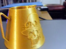 steampunk skull jug printed