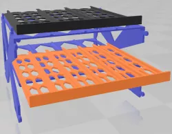 Tabletop Miniatures Cabinet and Trays - Small Build Plate Version