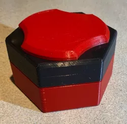 Twist Lock Hex Box - Hidden Lock Remix
