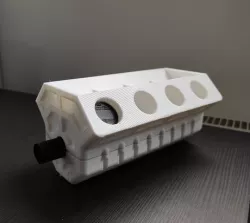 V8 Flat Plane Engine working model