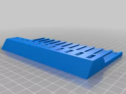 Vertical USB stick holder with label (for 11 USB sticks)
