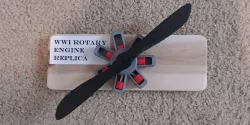 WW1 Era Rotary Engine Replica