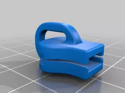 Zipper slider for plastic zippers