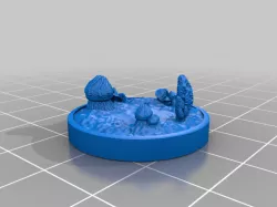 25 mm Mushroom Base for Tabletop Gaming