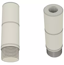 3/4 inch rack shelf extension rods
