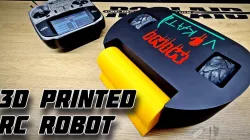 3D printable RC ROBOT -Sumobot - Battlebot 