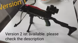 Alligator 2 || Repeating crossbow || 3d printed magazine || Inspired by Joerg Sprave