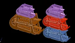 Battery Dispenser rotary stackable 
