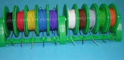Cable spool stand for 10 wires