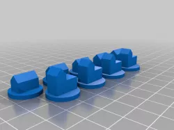 Catan player pieces