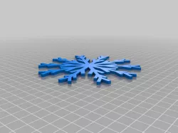 Christmas Tree Snowflake