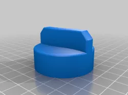 Control knob for gas fire