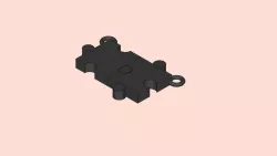 Couple Jigsaw Pieces Keychain