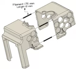 Creality CR5 Pro - Extruder Cover