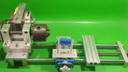 DIY Axis Linear Rail Homemade Lathe CNC Machine Aluminium