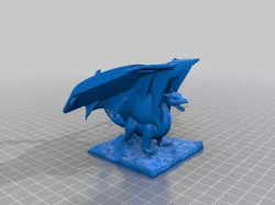 Dragon Remix for Easier 3d Printing