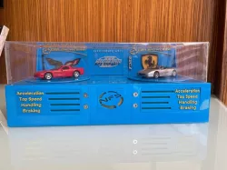 Dual 1/64 Scale Models Display Turntable (NFS3 Hot Pursuit Theme)