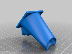 E3D (V6) fan duct for filament