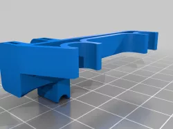 Ender 3 v2 cable strain relief (w/ bowden support)