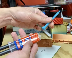 Epoxy mixer nozzle for loctite two part instant mix and others