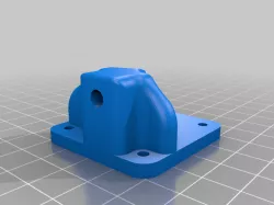 Filamentführung am Doppel Gertiebe Extruder für TPU Druck