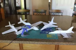 Foam board chuck gliders — 4 Models — NerdNicRC