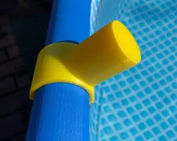 frame pool cover parts // Poolabdeckung mit HT-Rohr