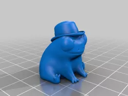 Fred the frog but he is wearing a fantastic bowler hat