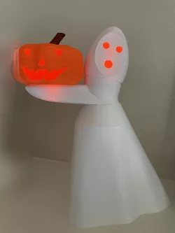Ghost with Pumpkin