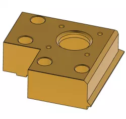 Gold Series anti flex motor cages for Rat Rig V-Core 3