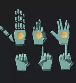 Hand Parametric (customizable)