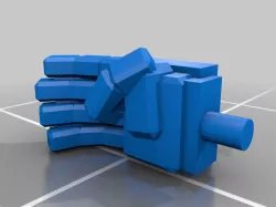 Heavy Gear larger plastic hand replacments