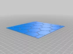 Honeycomb stencil