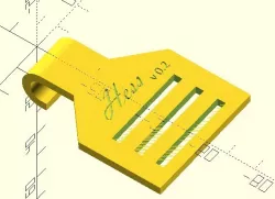 Hook for divider elastic strap in Zero Halliburton Luggage