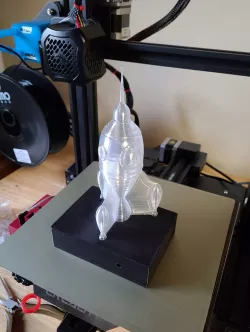 LED Base for GCrate Spiral Vase Rocket