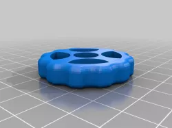 Low Profile Locking Extruder Knob
